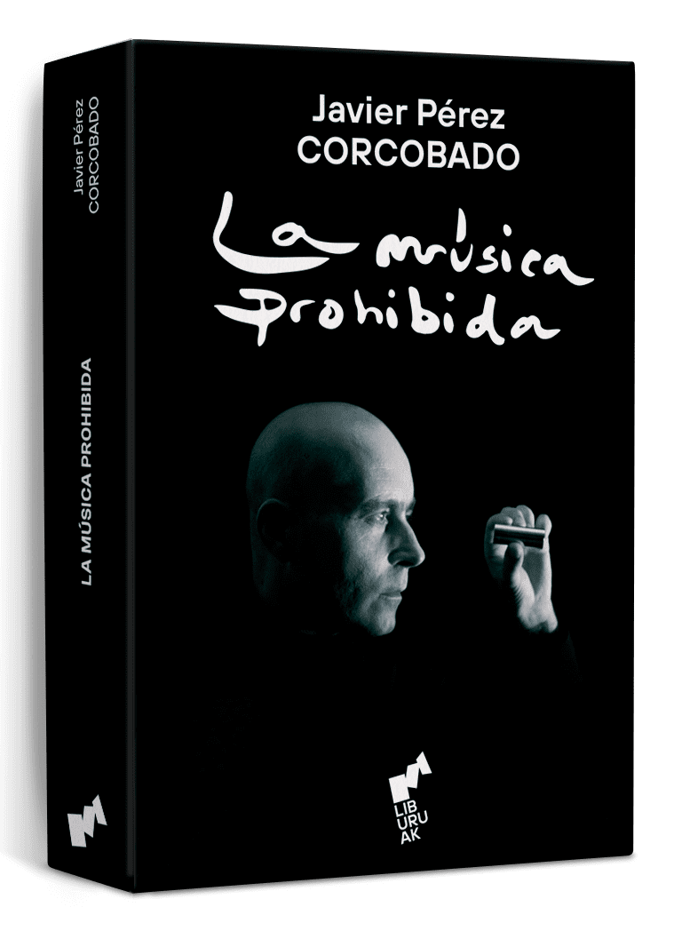 Portada del libro "La música prohibida" de Javier Pérez Corcobado