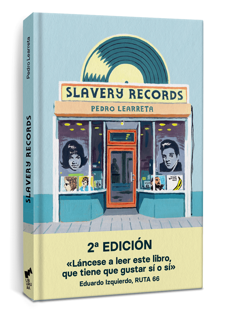 Portada del libro "Slavery Records" de Pedro Learreta