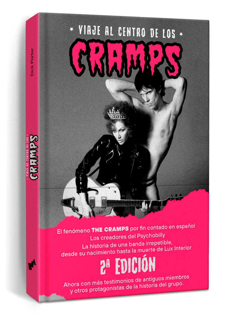 Portada del libro "Viaje Al Centro De Los Cramps" de Dick Porter