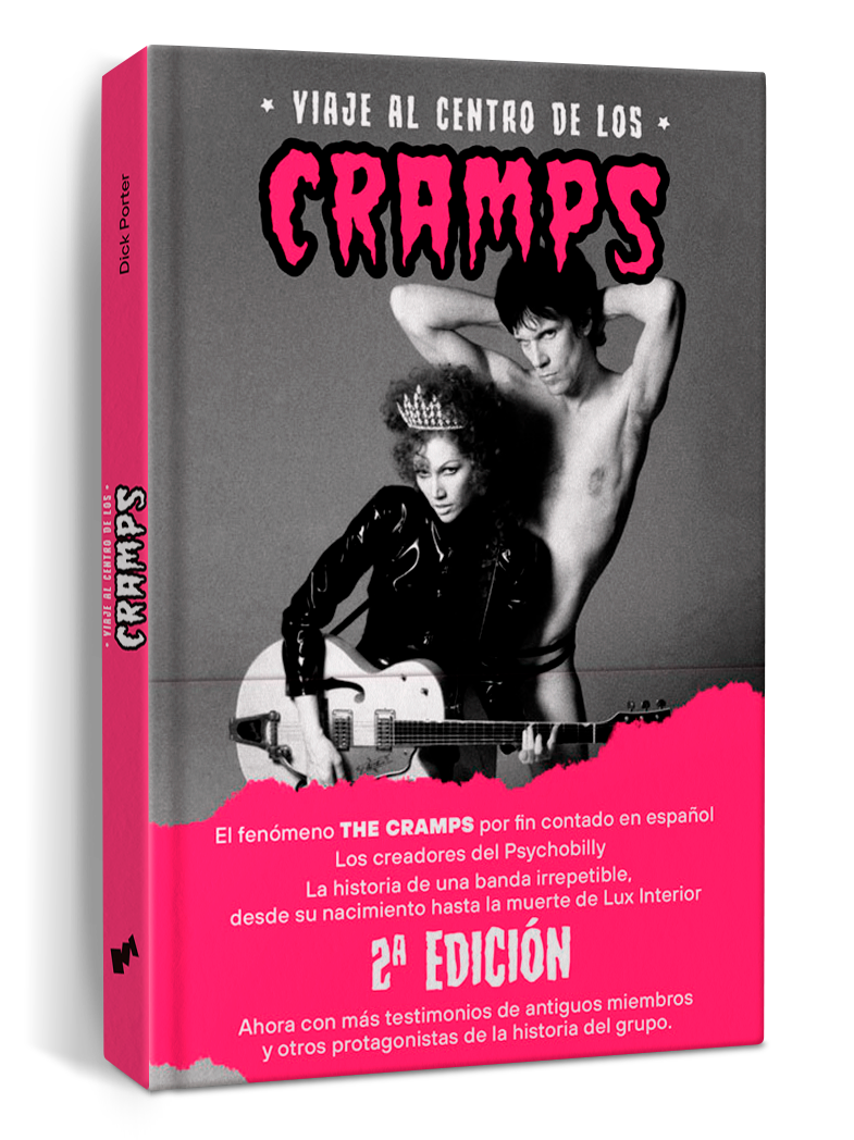 Portada del libro "Viaje Al Centro De Los Cramps" de Dick Porter